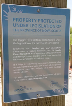 property protected under legislation of the province of Nova Scotia